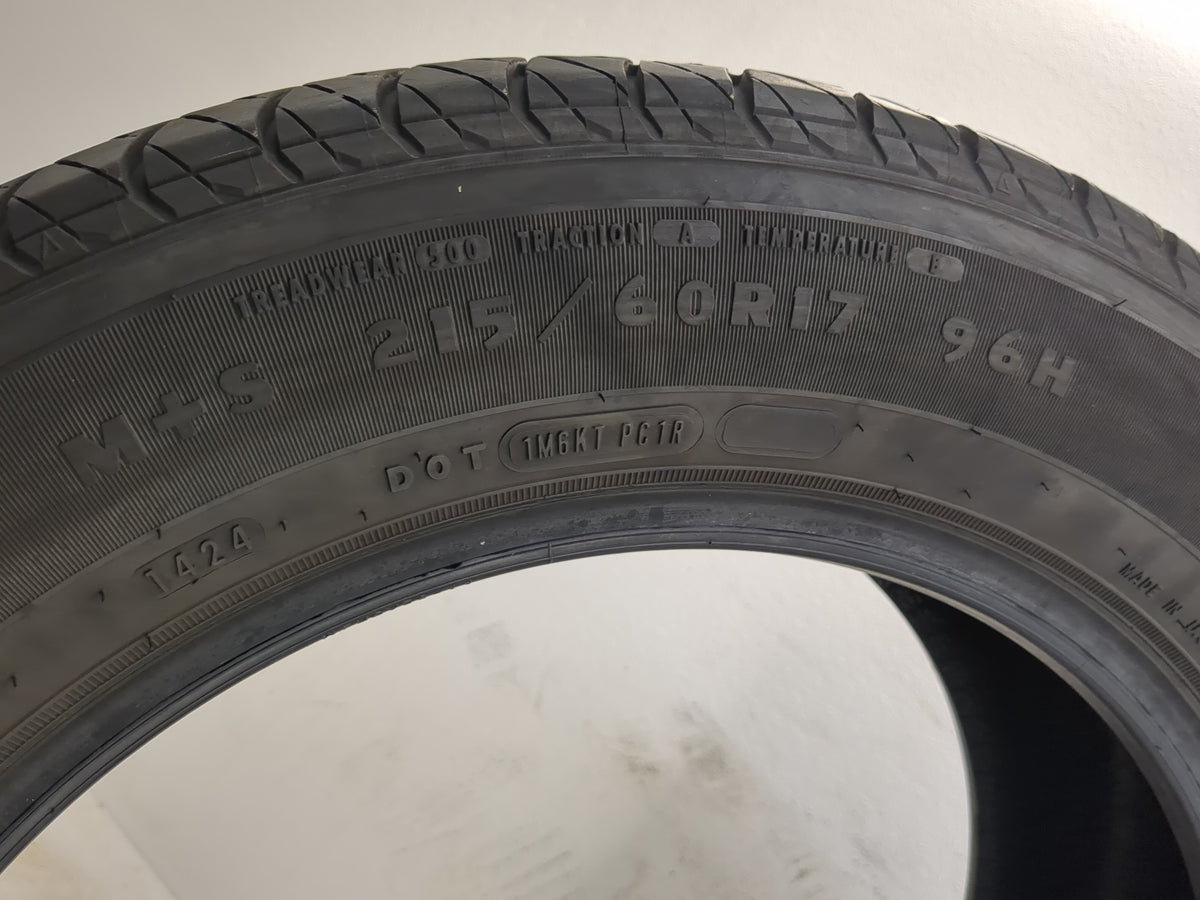 Used Tire 215/60R17 DOUGLAS TOURING A/S 96H - Tread Depth 7/32 - Oemusedautoparts1.com