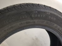 Used Tire 215/60R17 DOUGLAS TOURING A/S 96H - Tread Depth 7/32 - Oemusedautoparts1.com
