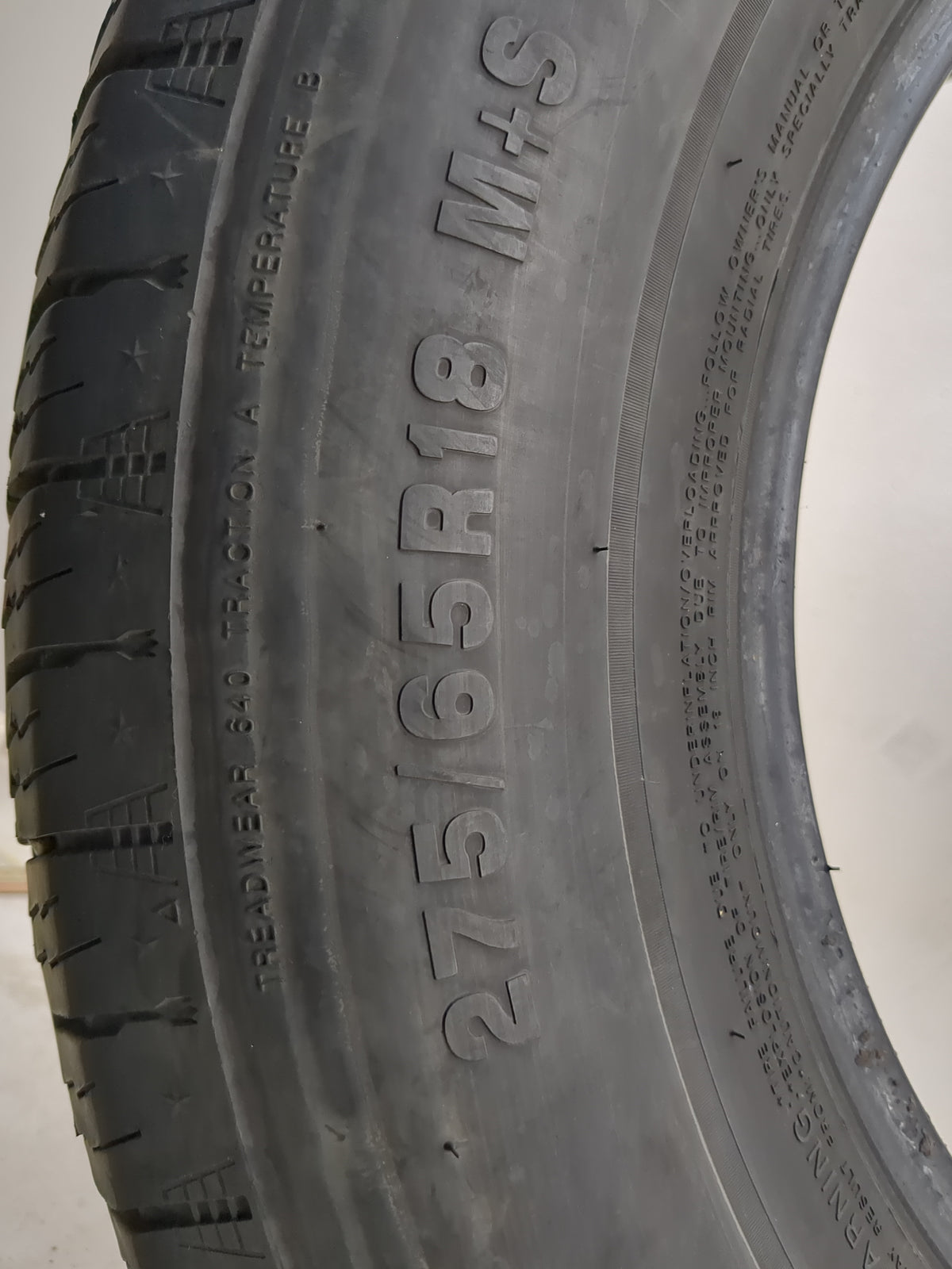 Used Tire 275/65R18 NATIONAL COMMANDO HTS 116T - Tread Depth 9.5/32 - Oemusedautoparts1.com