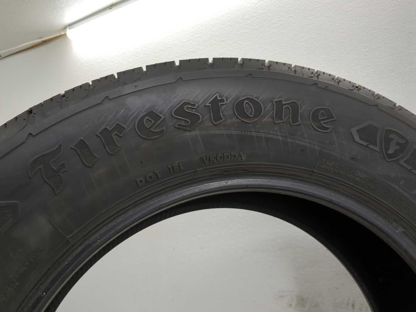 Used Tire 235/65R18 FIRESTONE DESTINATION LE3 106T - Tread Depth 8/32 - Oemusedautoparts1.com