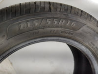 Used Tire 215/55R16 GOODYEAR RELIANT ALL SEASON 93V - Tread Depth 10/32 - Oemusedautoparts1.com