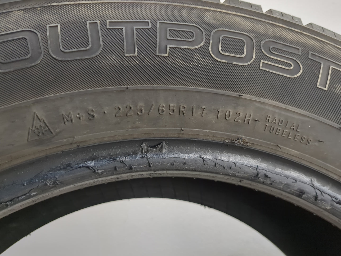 Used Tire 225/65R17 NOKIAN TYRE OUTPOST APT 102H - Tread Depth 8/32 - Oemusedautoparts1.com