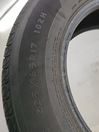 Used Tire 225/65R17 DOUGLAS TOURING 102H - Tread Depth 6.5/32 - Oemusedautoparts1.com