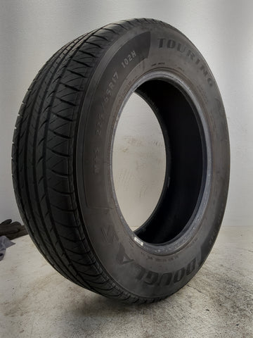 Used Tire 225/65R17 DOUGLAS TOURING 102H - Tread Depth 6.5/32 - Oemusedautoparts1.com