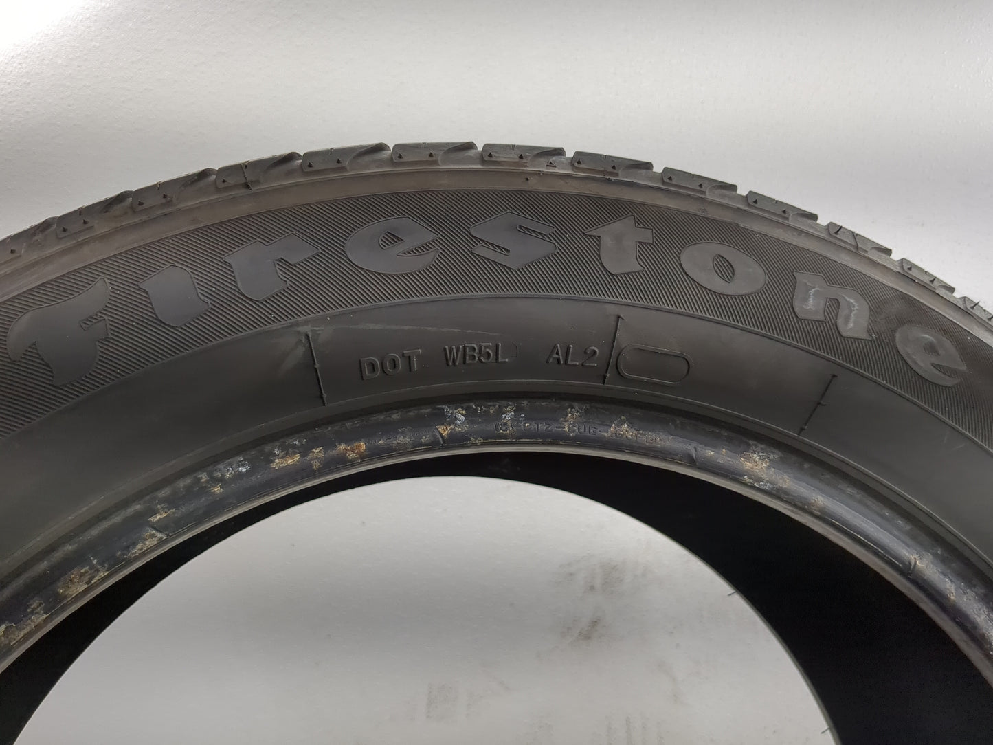 Used Tire 225/55R18 FIRESTONE ALL SEASON 98H - Tread Depth 6.5/32 - Oemusedautoparts1.com