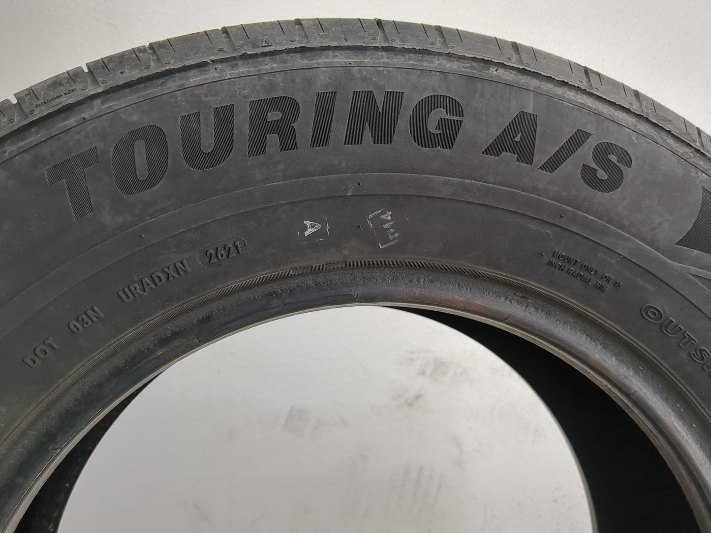 Used Tire 215/70R15 MOHAVE TOURING A/S 98T - Tread Depth 6/32 - Oemusedautoparts1.com
