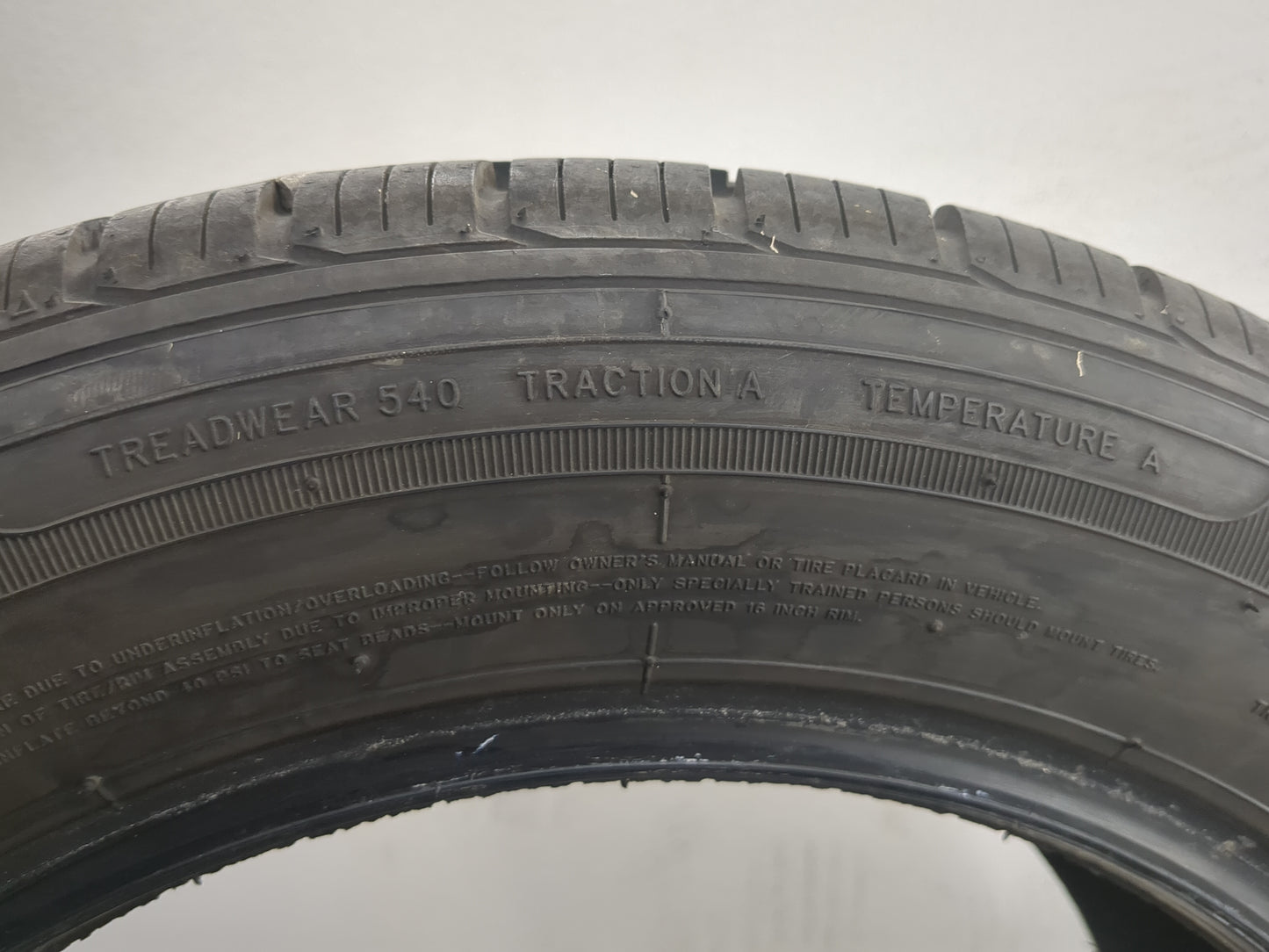 Used Tire 205/55R16 MILESTAR MS 932 SPORT 91V - Tread Depth 9/32 - Oemusedautoparts1.com