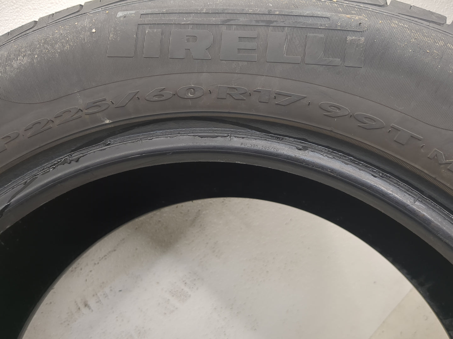 Used Tire 225/60R17 PIRELLI P4 99T - Tread Depth 9/32 - Oemusedautoparts1.com