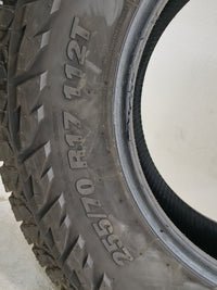 Used Tire 255/70R17 KUMHO ROADVENTURE AT52 112T - Tread Depth 11/32 - Oemusedautoparts1.com