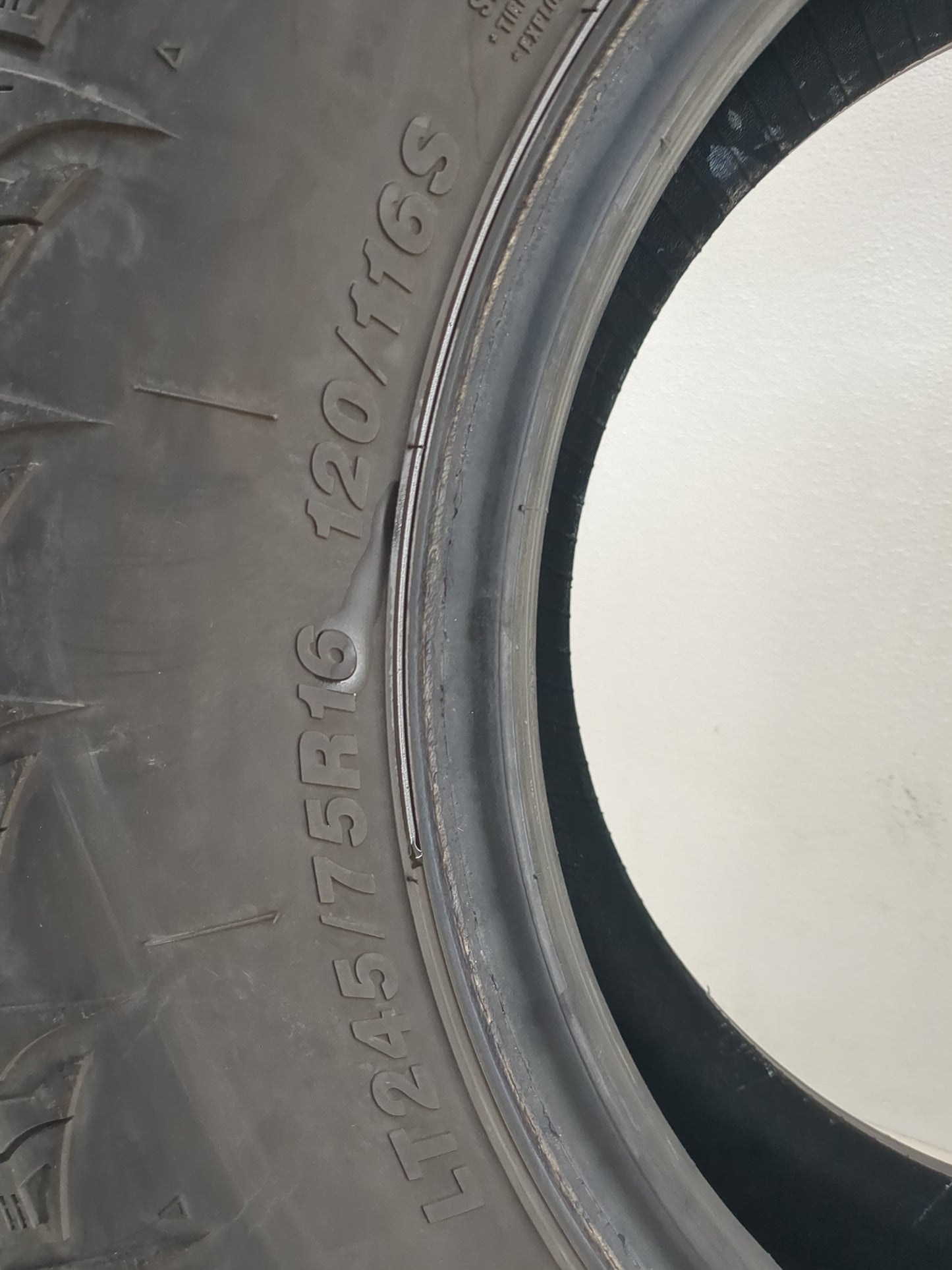 Used Tire LT245/75R16 CORSA HIGHWAY TERRAIN PLUS 120/116S - Tread Depth 11/32 - Oemusedautoparts1.com