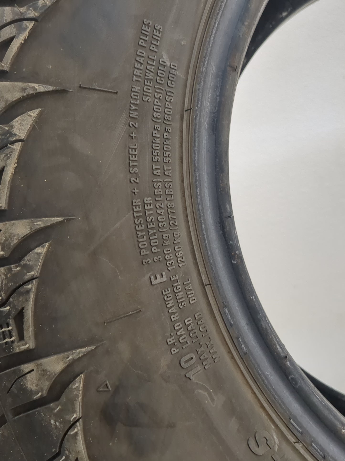 Used Tire LT245/75R16 CORSA HIGHWAY TERRAIN PLUS 120/116S - Tread Depth 11/32 - Oemusedautoparts1.com