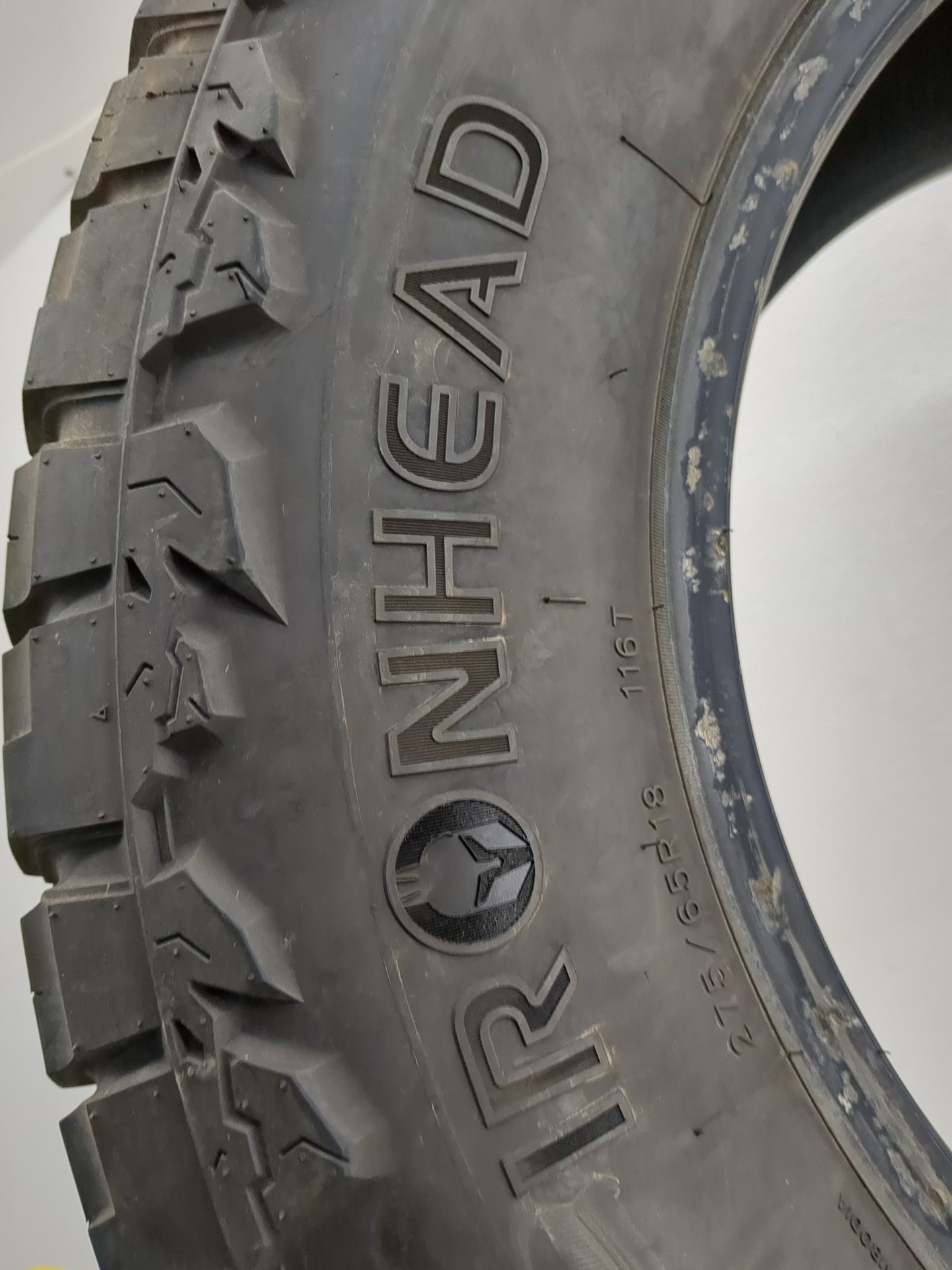 Used Tire 275/65R18 IRONHEAD THRASHER AT IH03 116T - Tread Depth 4/32 - Oemusedautoparts1.com
