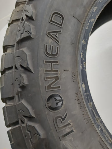 Used Tire 275/65R18 IRONHEAD THRASHER AT IH03 116T - Tread Depth 4/32