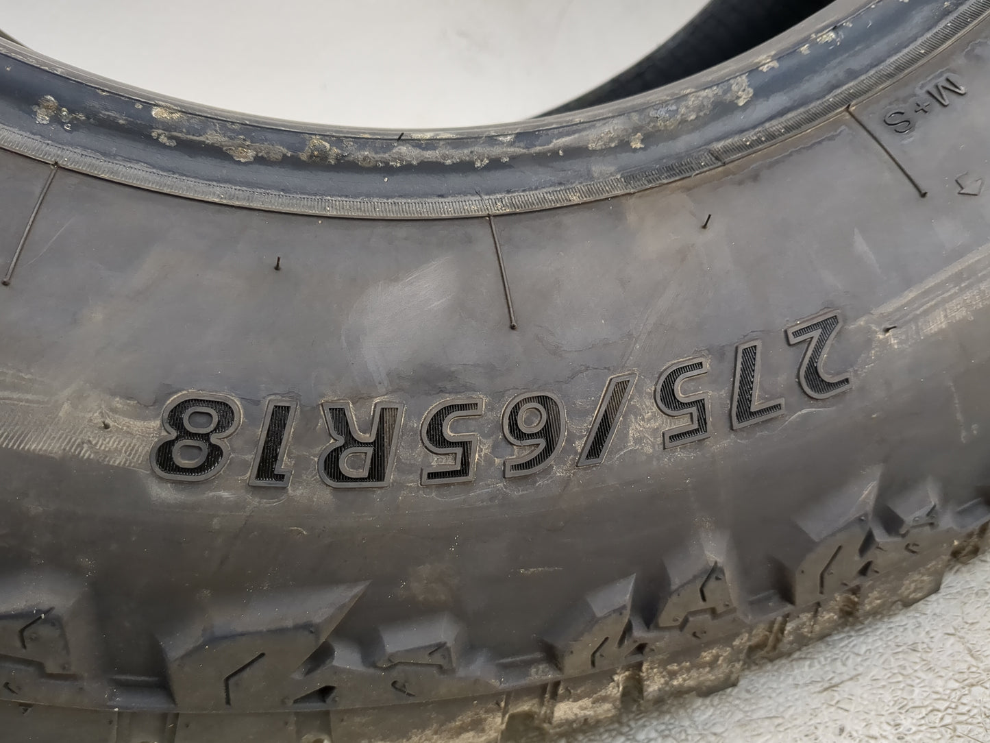 Used Tire 275/65R18 IRONHEAD THRASHER AT IH03 116T - Tread Depth 4/32 - Oemusedautoparts1.com