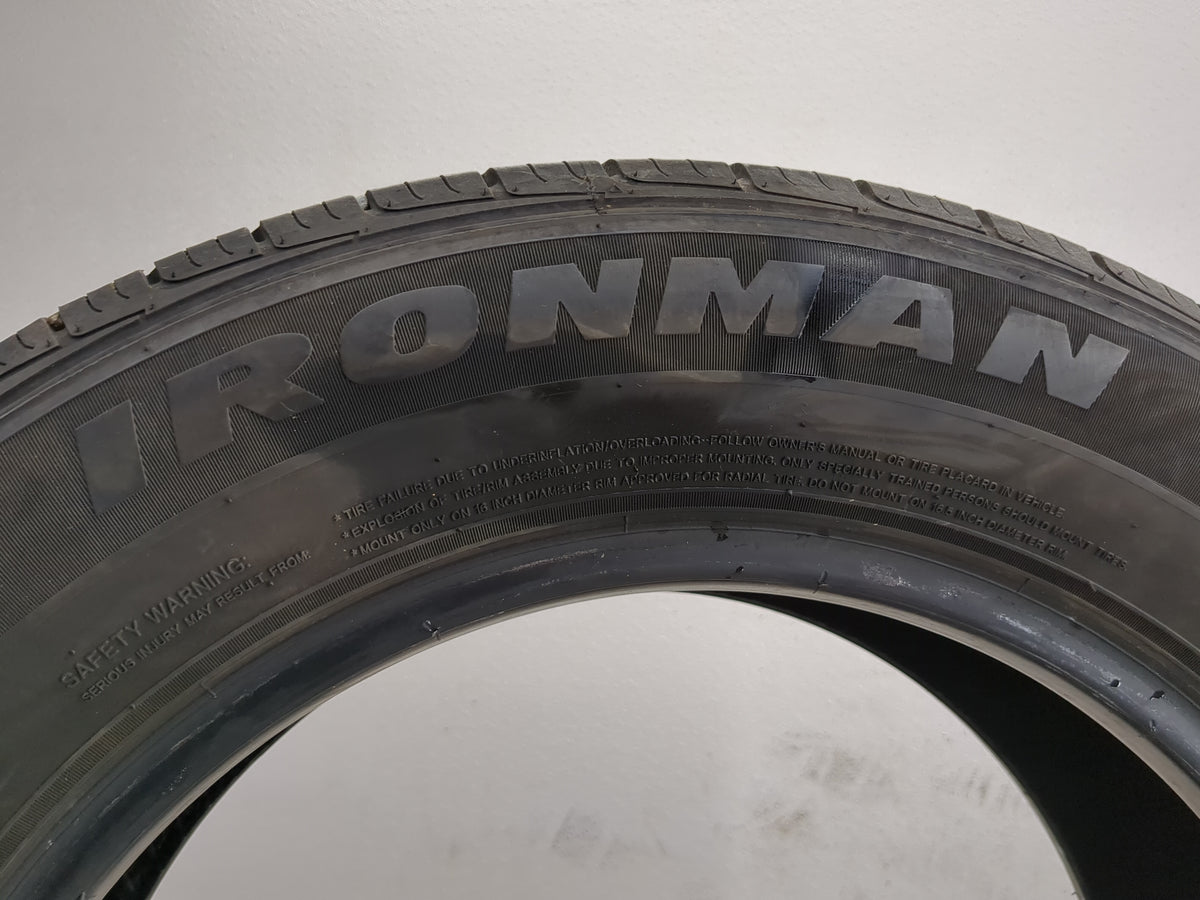 Used Tire 205/65R16 IRONMAN GR906 95H - Tread Depth 8.5/32 - Oemusedautoparts1.com