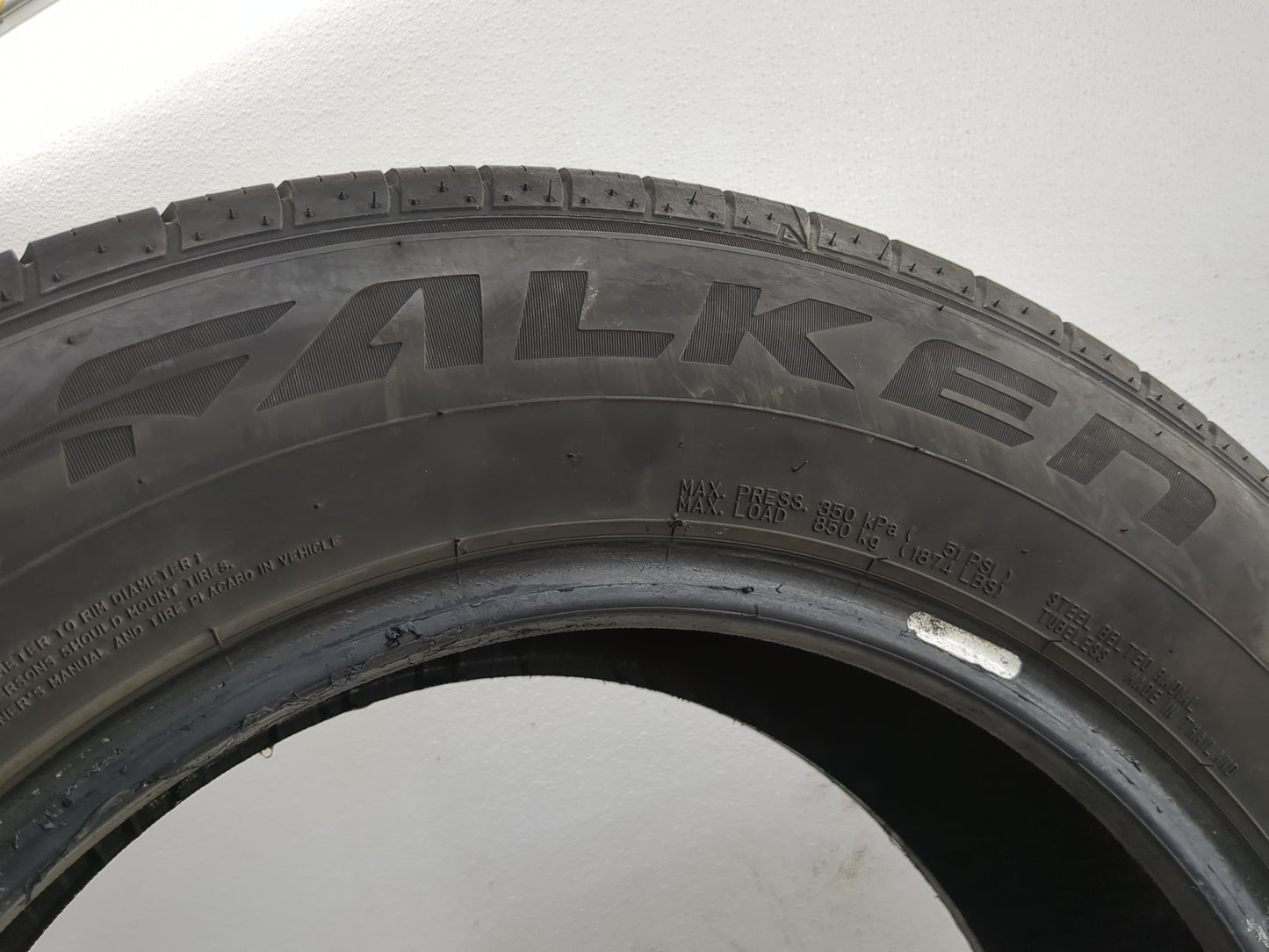 Used Tire 225/65R17 FALKEN SINCERA SN250 A/S 102T - Tread Depth 8.5/32 - Oemusedautoparts1.com