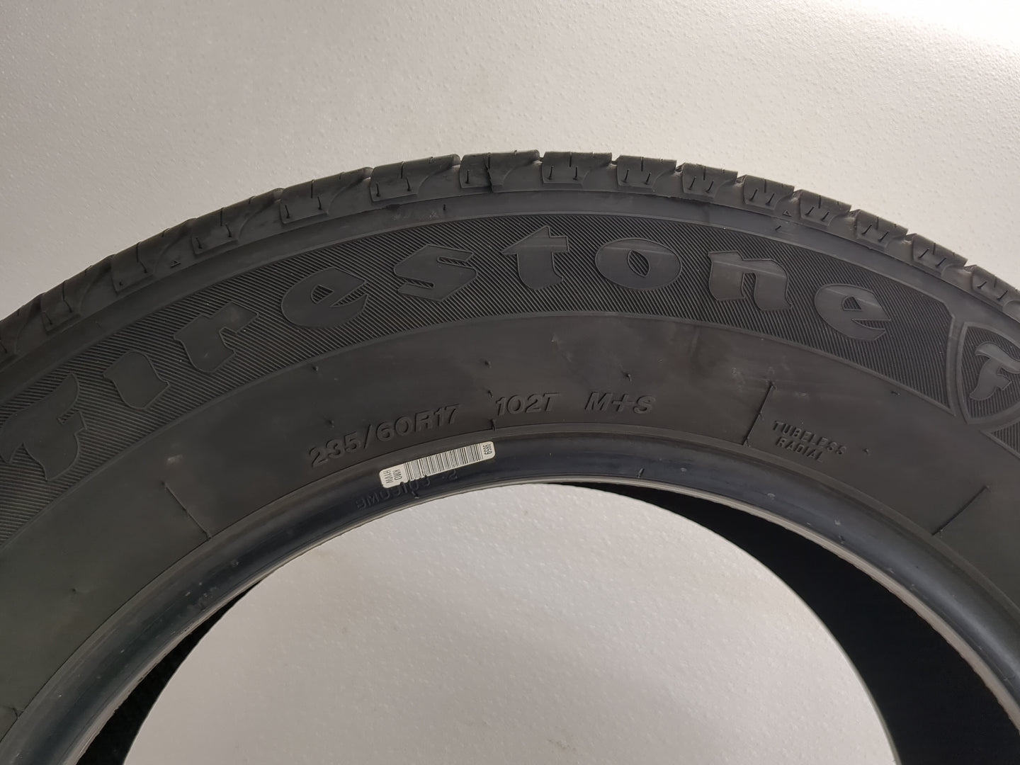 Used Tire 235/60R17 FIRESTONE ALL SEASON 102T - Tread Depth 7/32 - Oemusedautoparts1.com