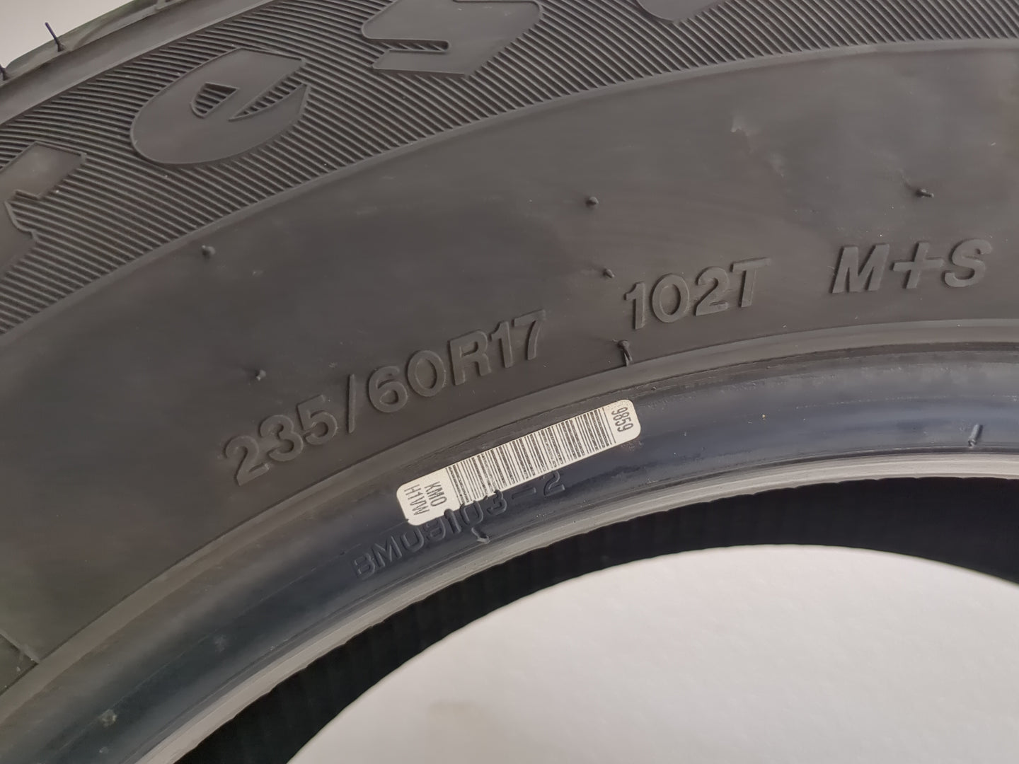 Used Tire 235/60R17 FIRESTONE ALL SEASON 102T - Tread Depth 7/32 - Oemusedautoparts1.com