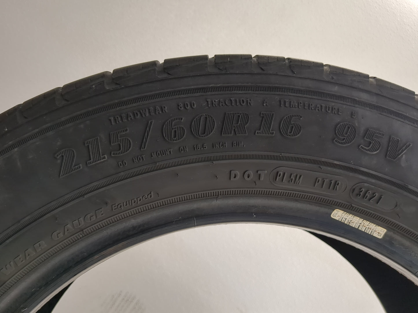 Used Tire 215/60R16 GOODYEAR ASSURANCE 95V - Tread Depth 8/32 - Oemusedautoparts1.com