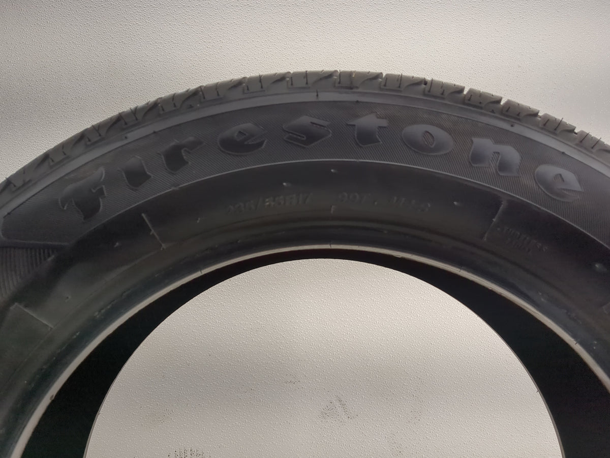 Used Tire 235/55R17 FIRESTONE ALL SEASON 99T - Tread Depth 9/32 - Oemusedautoparts1.com