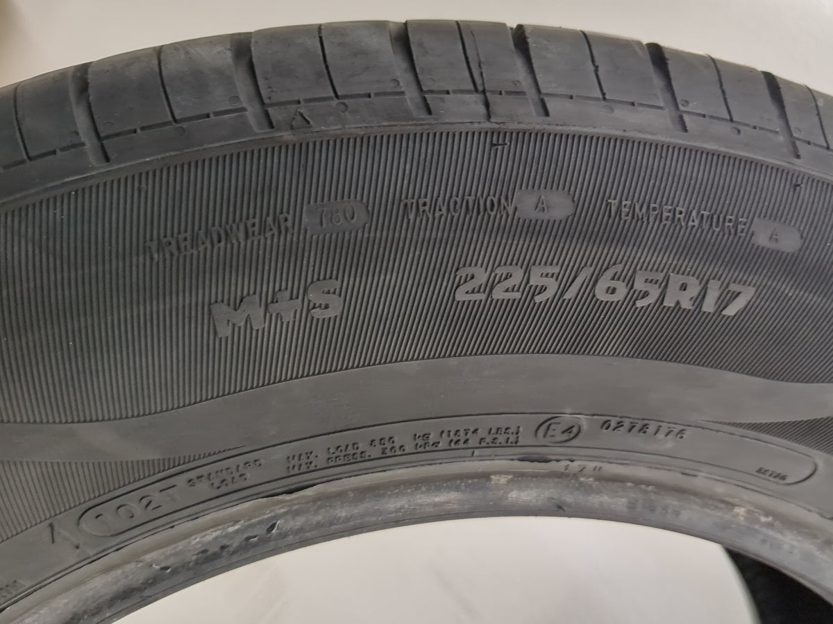 Used Tire 225/65R17 MASTERCRAFT LSP GRAND TOURING 102T - Tread Depth 7/32 - Oemusedautoparts1.com