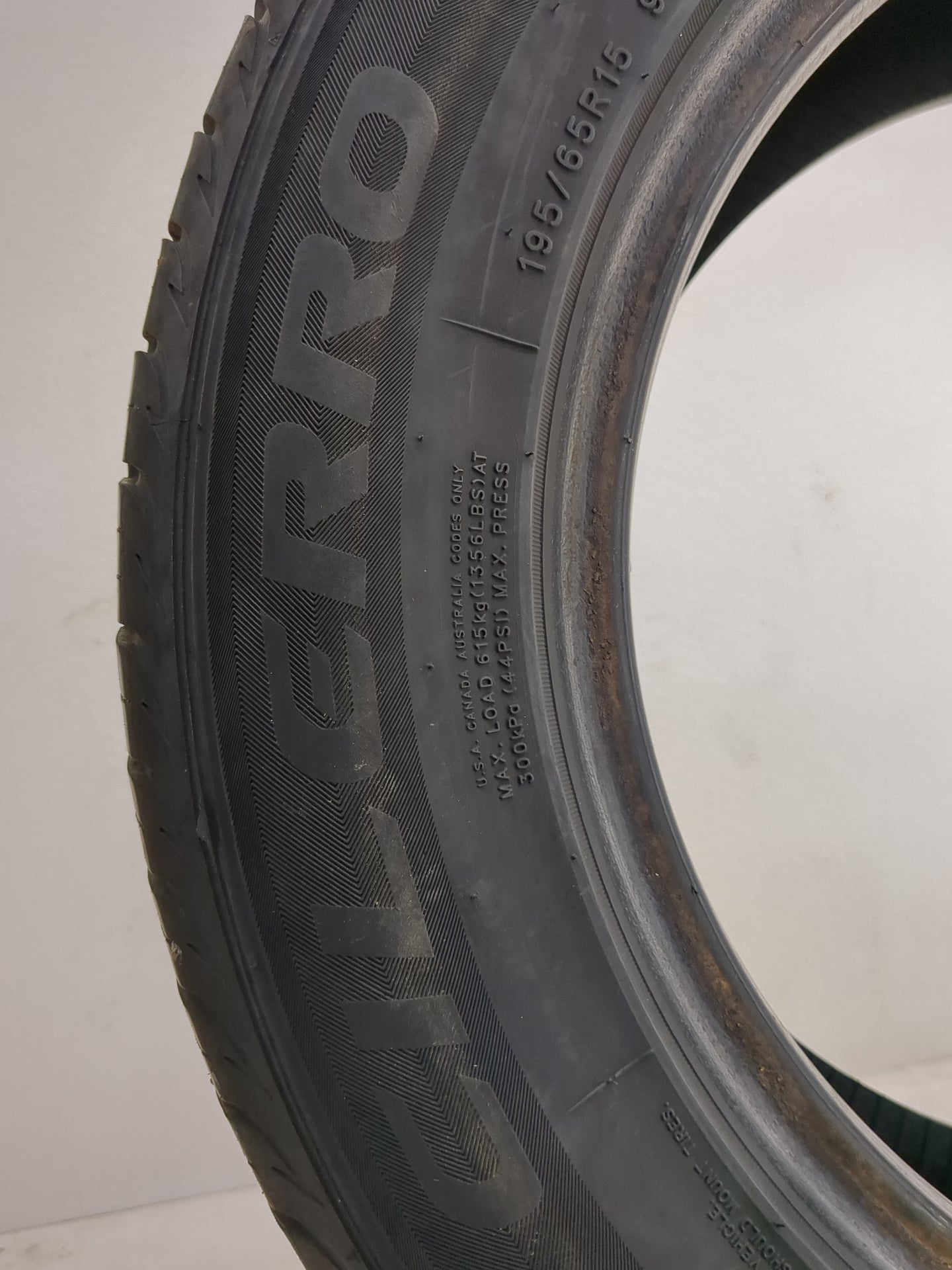 Used Tire 195/65R15 BLACKLION CILERRO BHIS 91H - Tread Depth 8/32 - Oemusedautoparts1.com