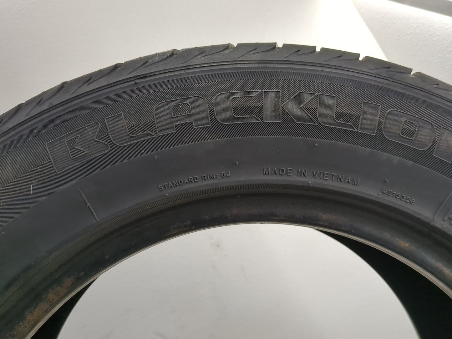 Used Tire 195/65R15 BLACKLION CILERRO BHIS 91H - Tread Depth 8/32 - Oemusedautoparts1.com