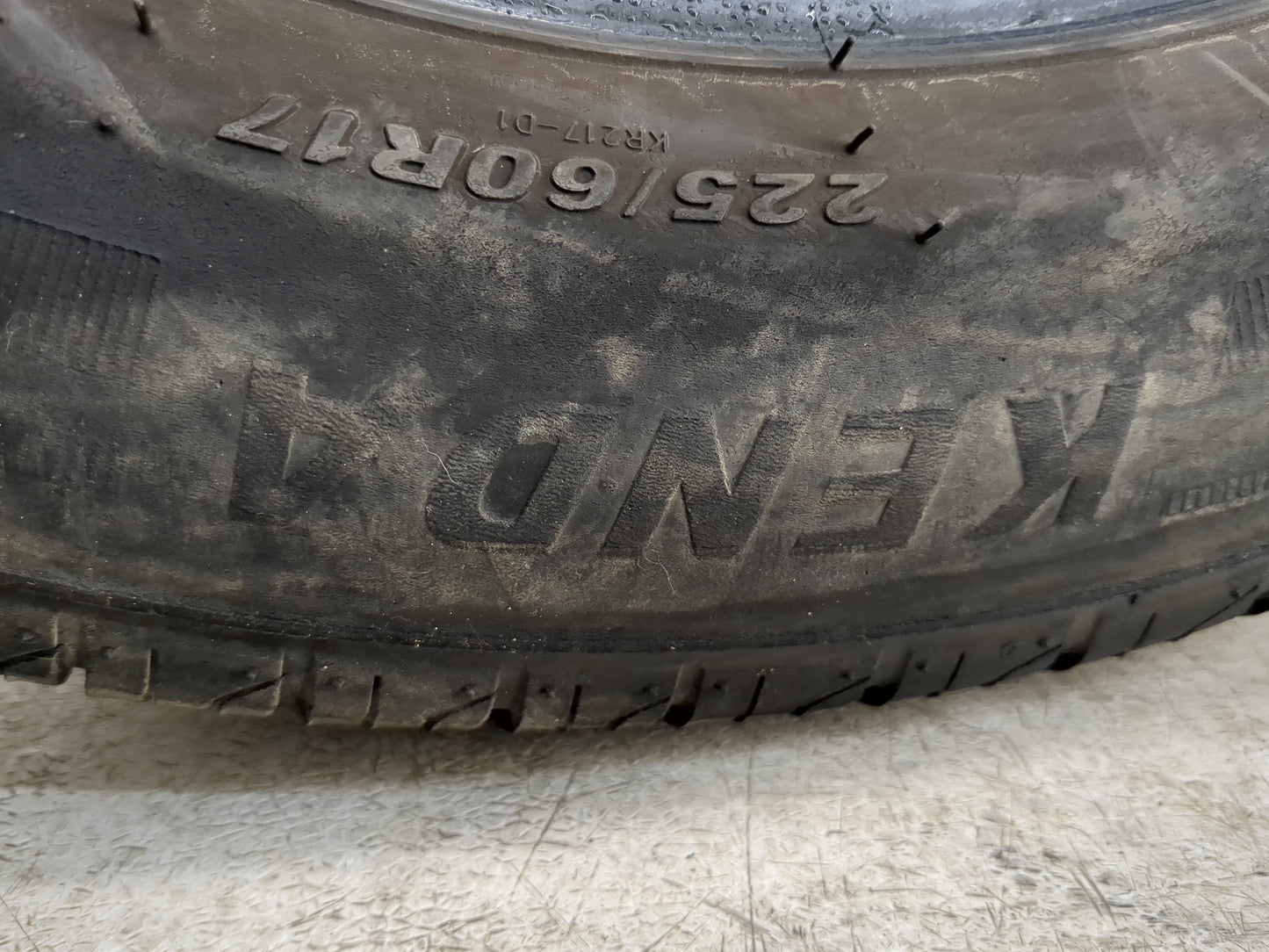 Used Tire 225/60R17 KENDA KENETICA TOURING A/S 99H - Tread Depth 10/32 - Oemusedautoparts1.com