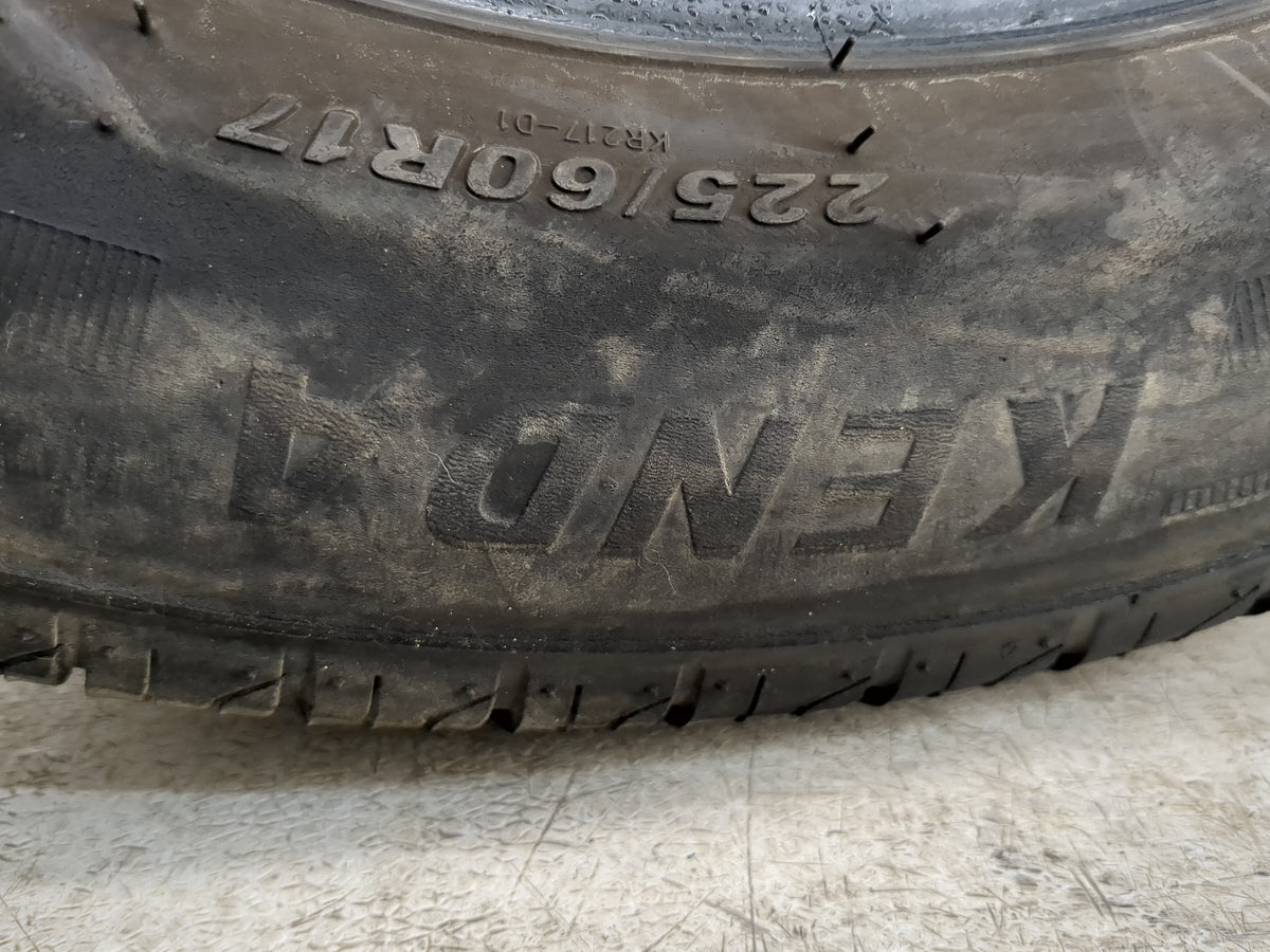 Used Tire 225/60R17 KENDA KENETICA TOURING A/S 99H - Tread Depth 10/32 - Oemusedautoparts1.com