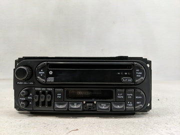 2002 Dodge Grand Caravan Radio AM FM Cd Player Receiver Replacement P/N:P04858540AE Fits Fits 1998 1999 2000 2001 OEM Used A