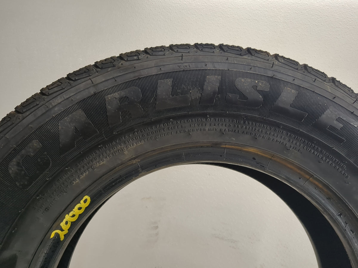 Used Tire ST205/75R15 CARLILE RADIAL HD 97V - Tread Depth 11/32 - Oemusedautoparts1.com