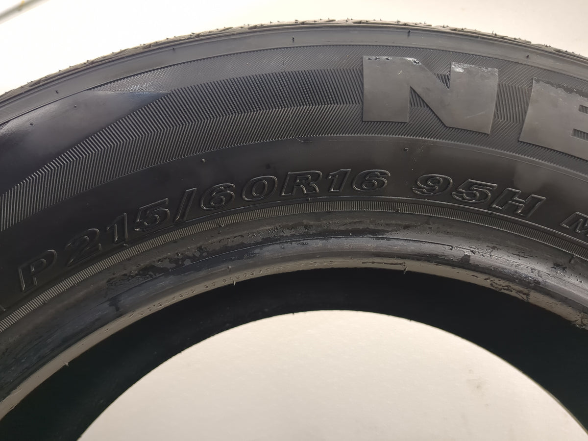 Used Tire P215/60R16 NEXEN CLASSE PREMIERE CP672 95H - Tread Depth 10.5/32 - Oemusedautoparts1.com