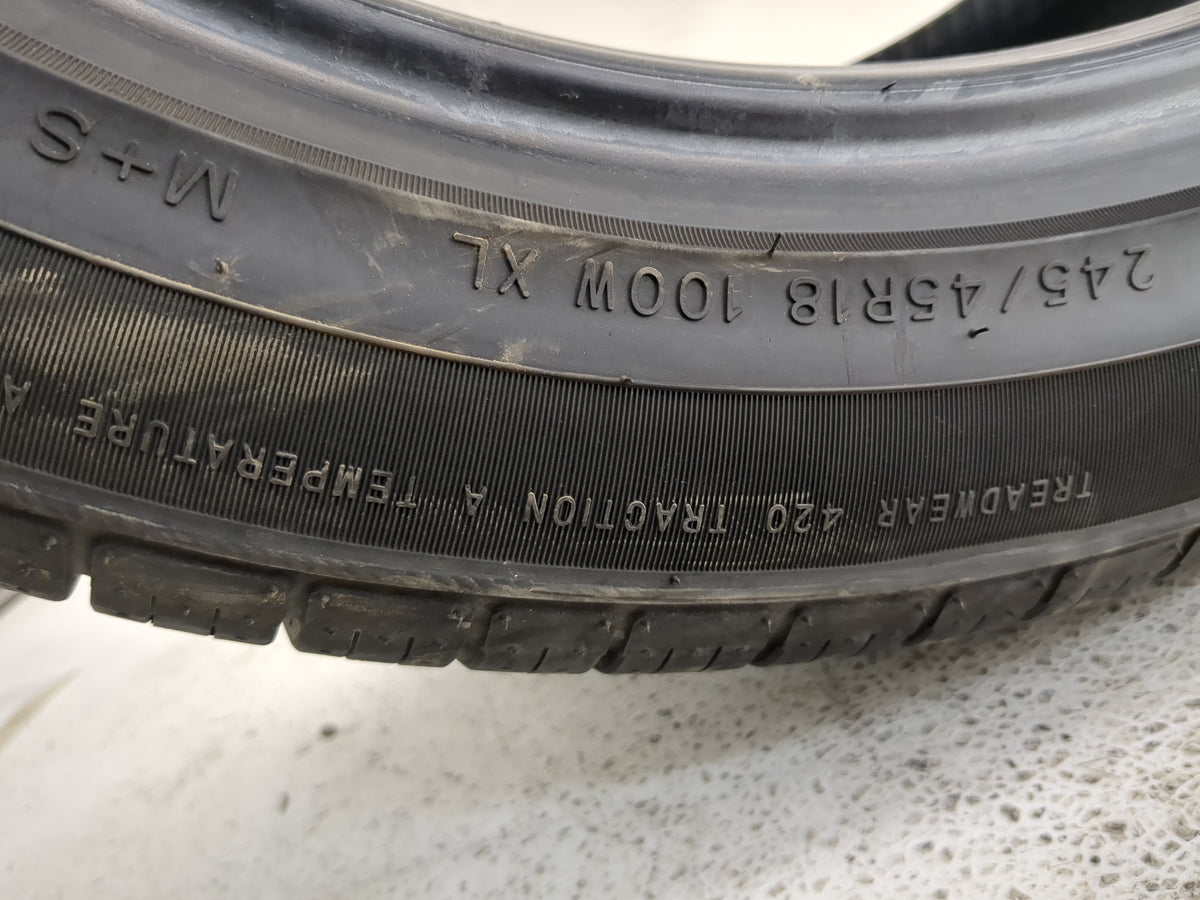 Used Tire 245/45R18 IRONHEAD REFLEX IH01 100W - Tread Depth 11/32 - Oemusedautoparts1.com