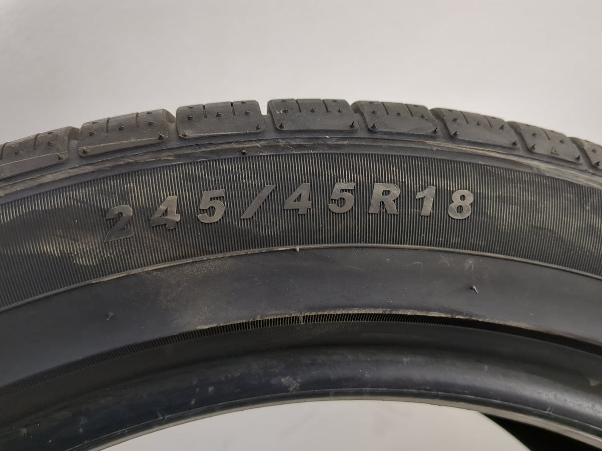 Used Tire 245/45R18 IRONHEAD REFLEX IH01 100W - Tread Depth 11/32 - Oemusedautoparts1.com