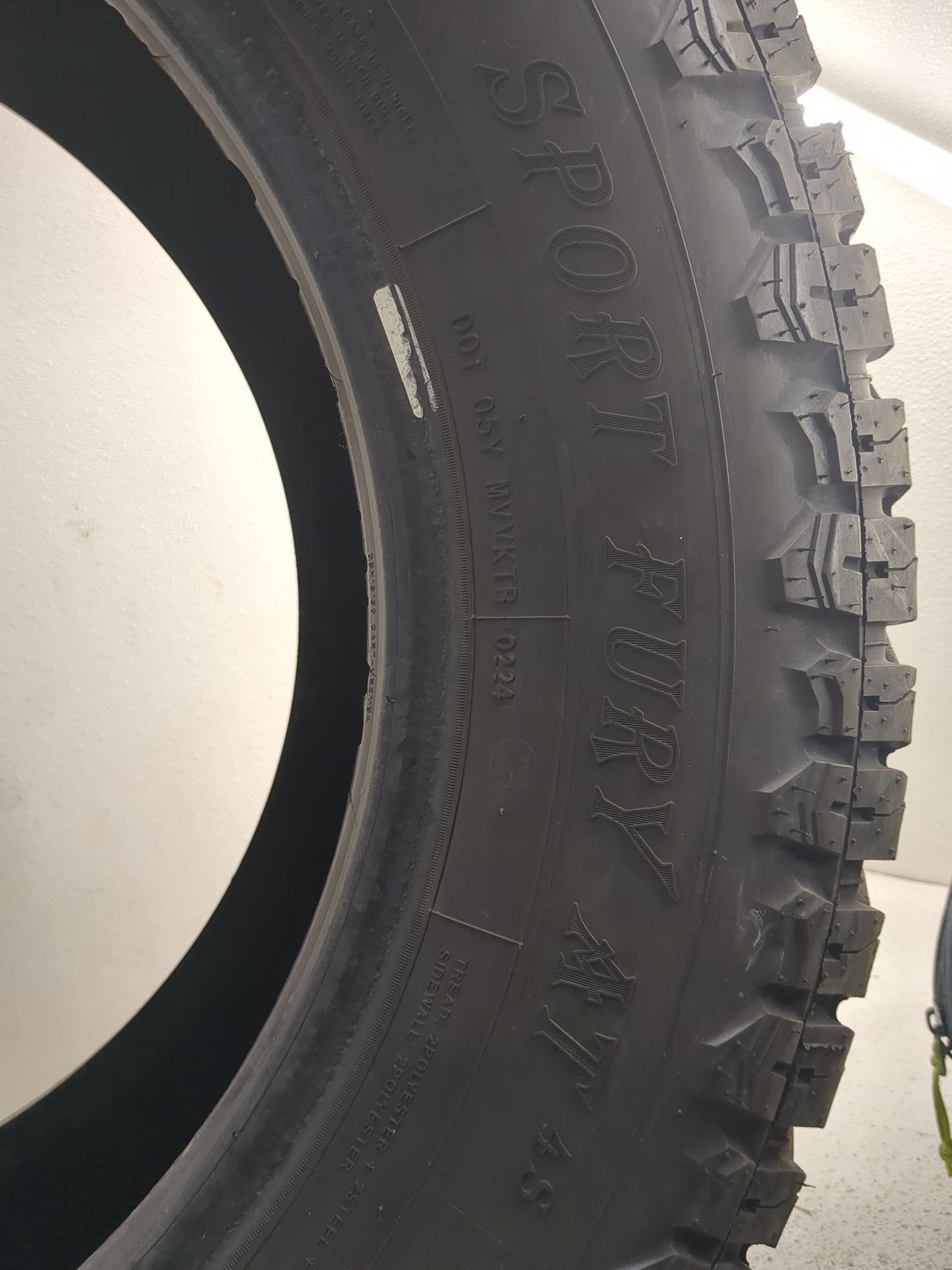 Used Tire 265/65R18 ELDORADO SPORT FURY AT 45 114T - Tread Depth 14/32 - Oemusedautoparts1.com