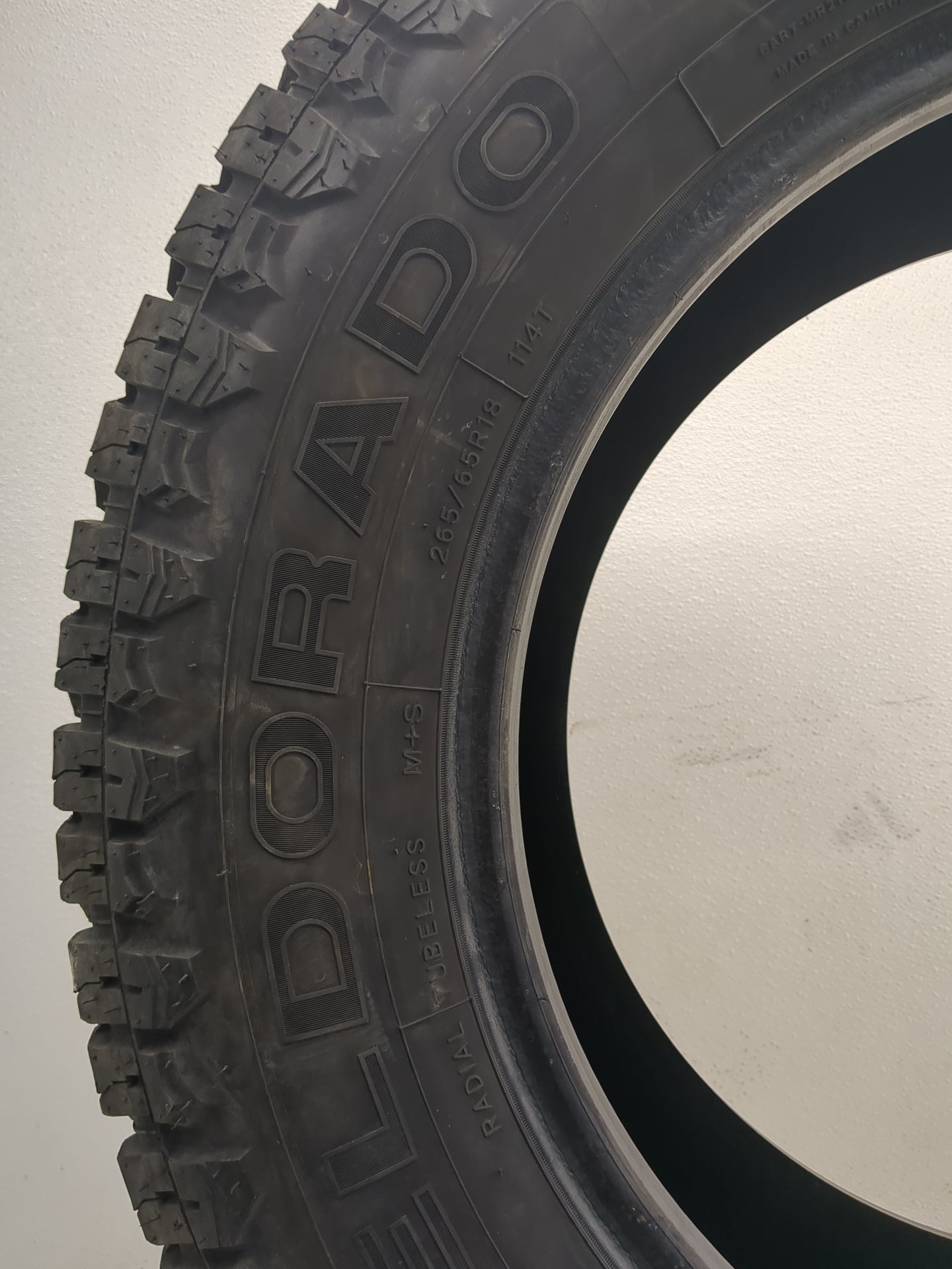 Used Tire 265/65R18 ELDORADO SPORT FURY AT 45 114T - Tread Depth 14/32 - Oemusedautoparts1.com