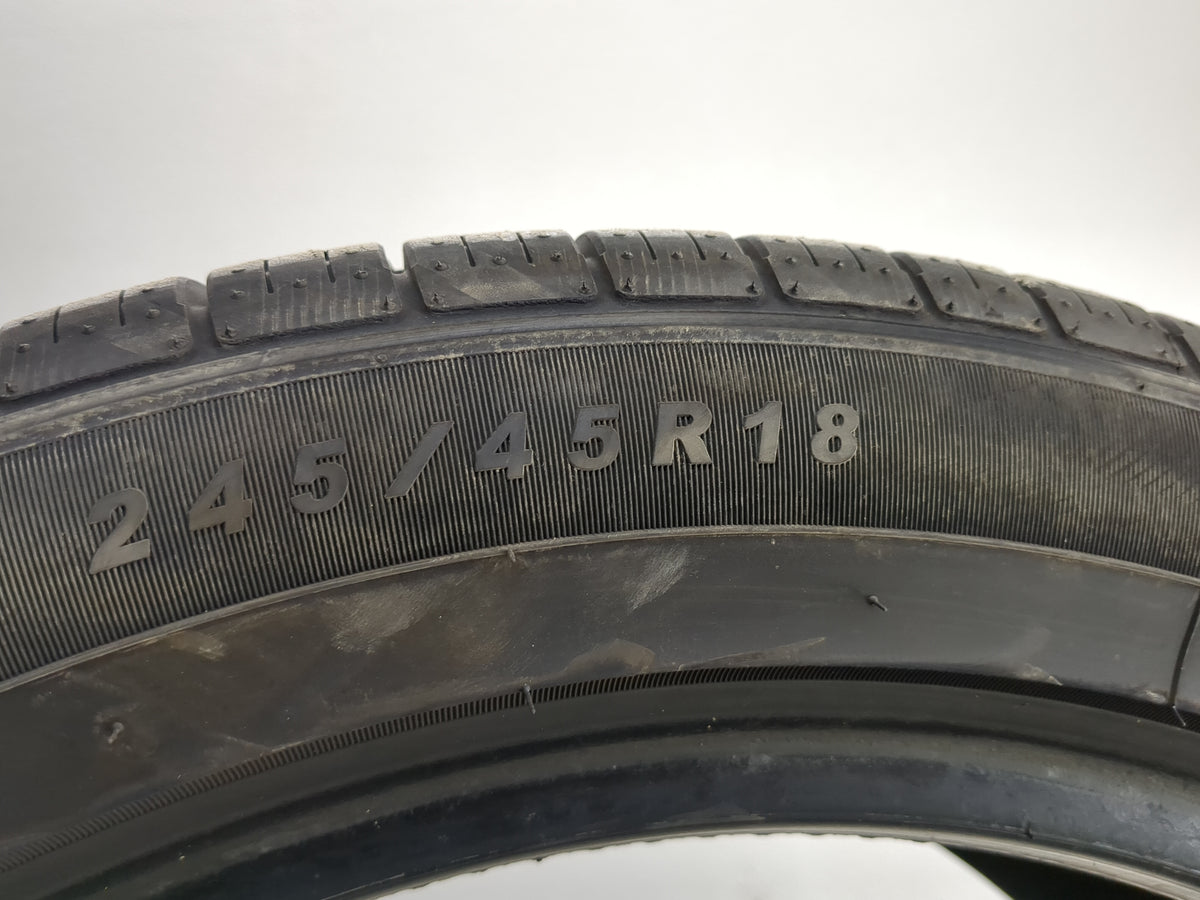 Used Tire 245/45R18 IRONHEAD REFLEX IH01 100W - Tread Depth 8.5/32 - Oemusedautoparts1.com