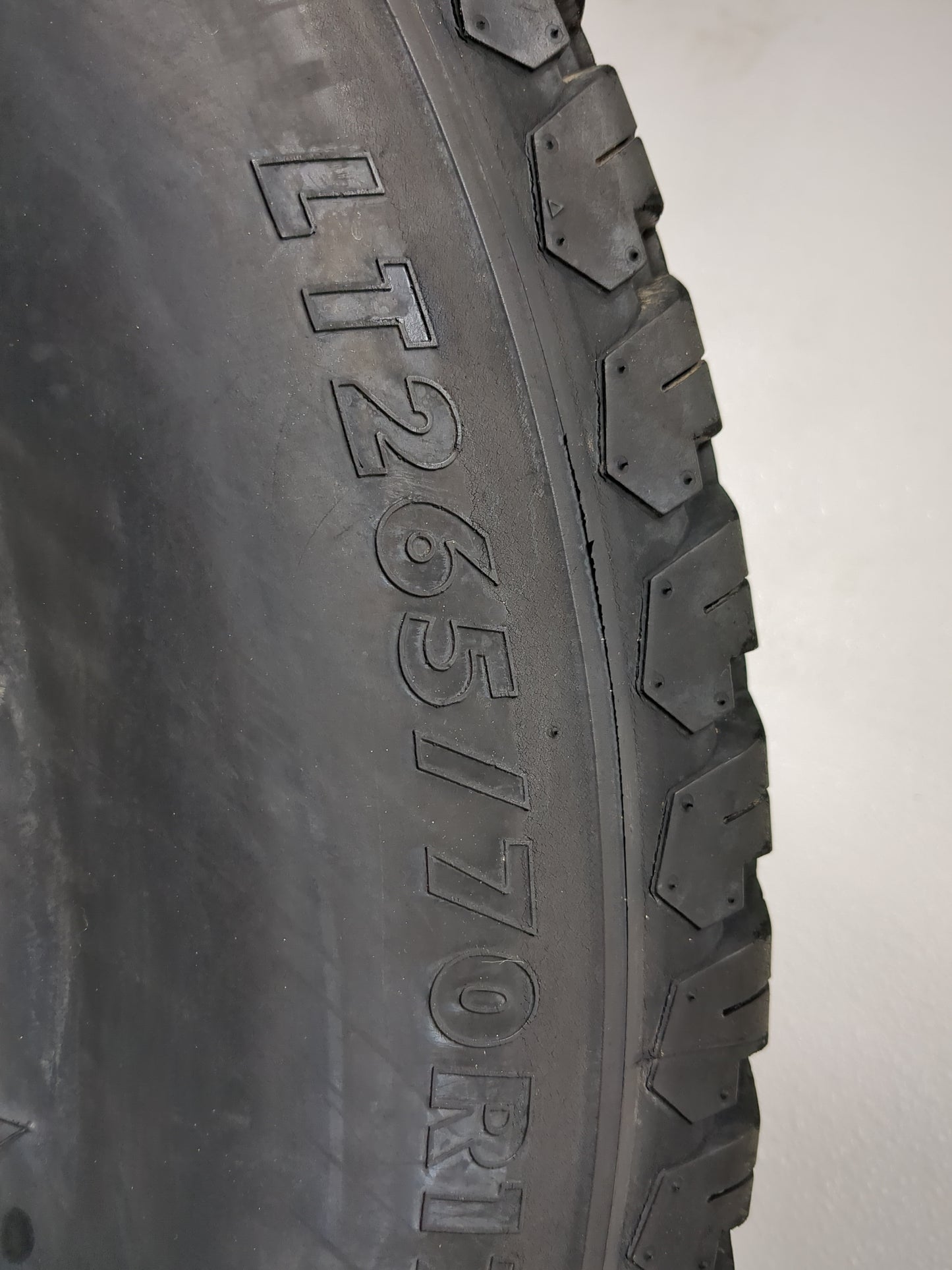 Used Tire 265/70R17 FIRESTONE TRANSFORCE AT 121R - Tread Depth 8/32 - Oemusedautoparts1.com