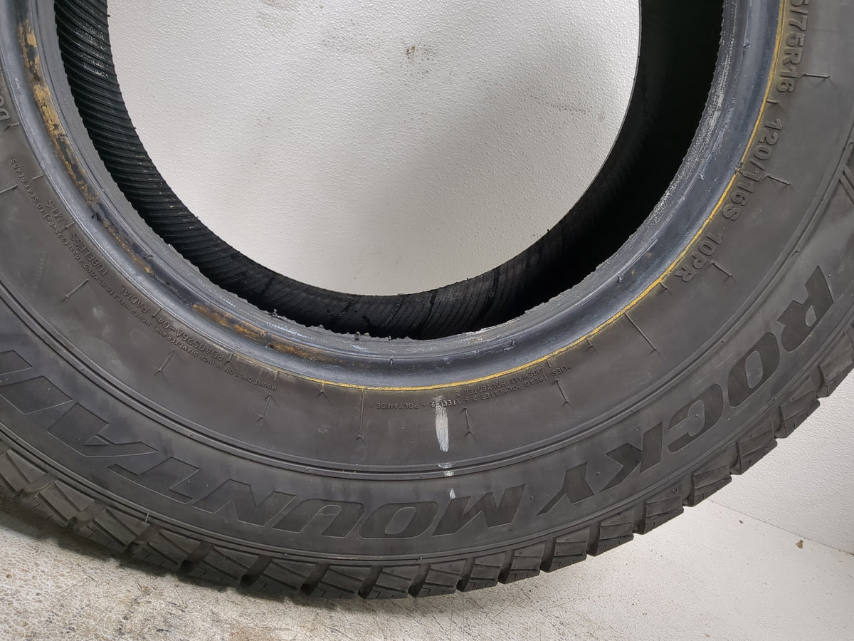 Used Tire LT245/75R16 ROCKY MOUNTAIN ALL SEASON 120S - Tread Depth 8/32 - Oemusedautoparts1.com