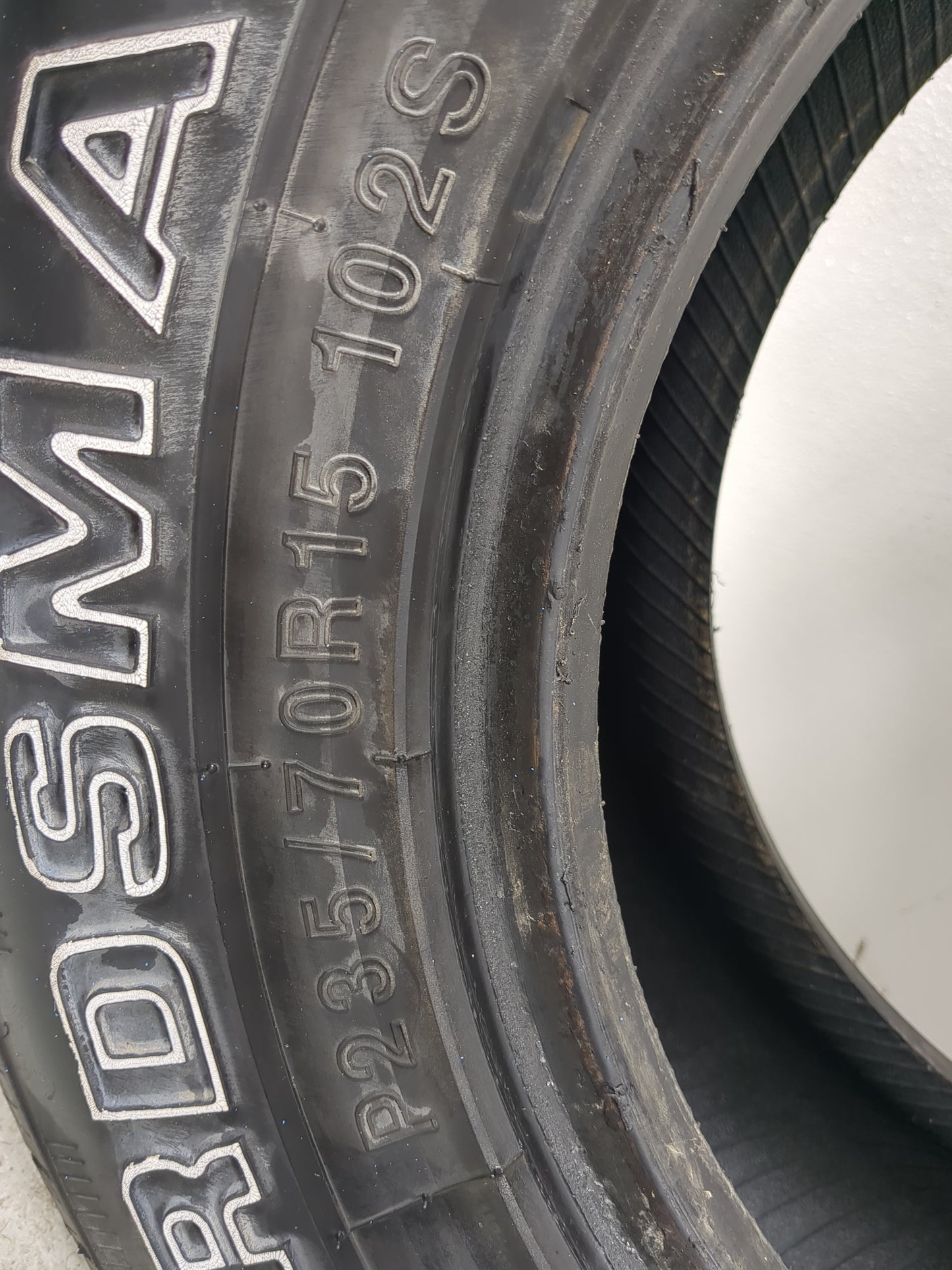 Used Tire 235/70R15 GUARDSMAN RADIAL H/T 102S - Tread Depth 7.5/32 - Oemusedautoparts1.com
