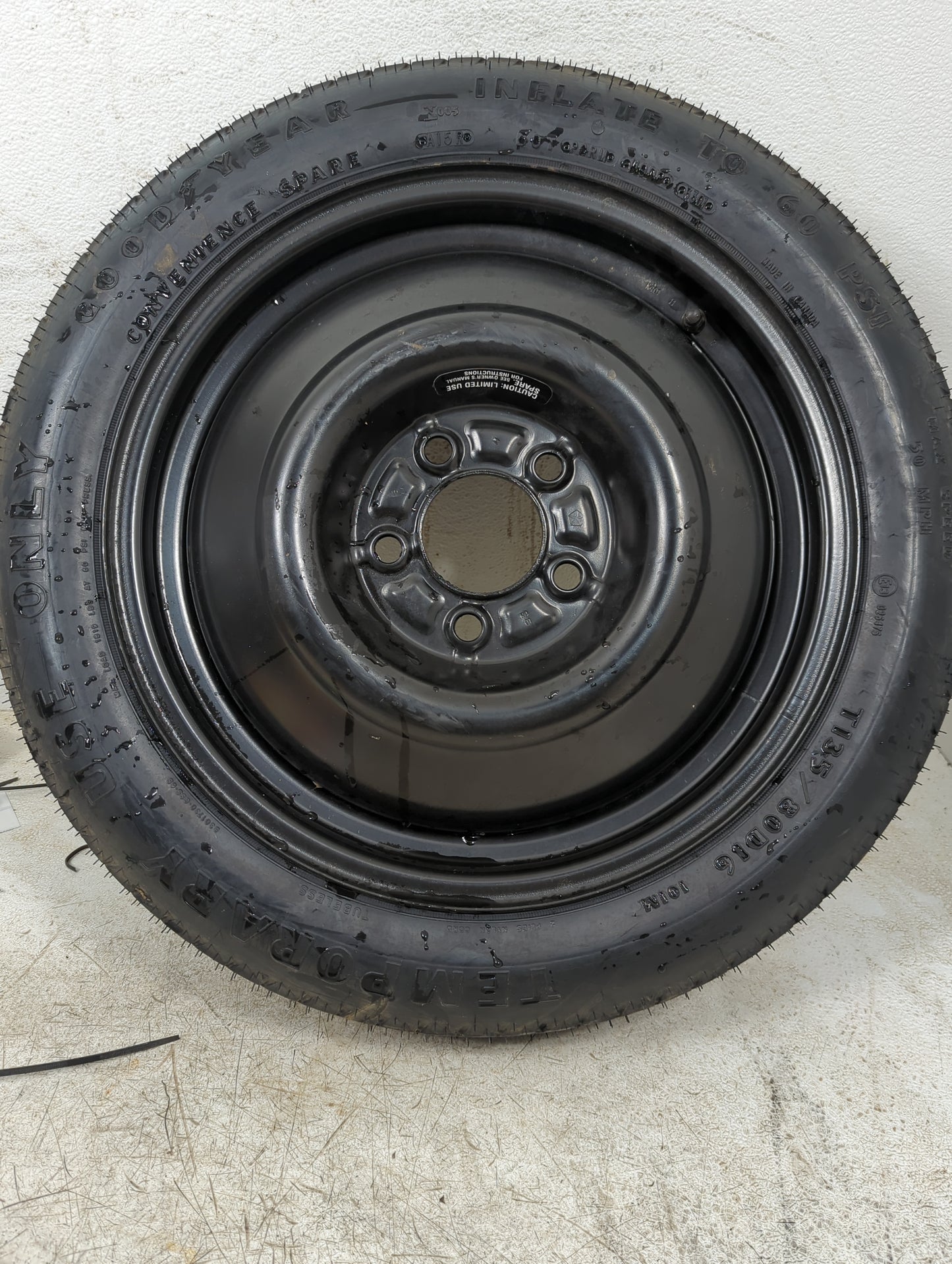 1998-2004 Dodge Intrepid Spare Donut Tire Wheel Rim Oem - Oemusedautoparts1.com
