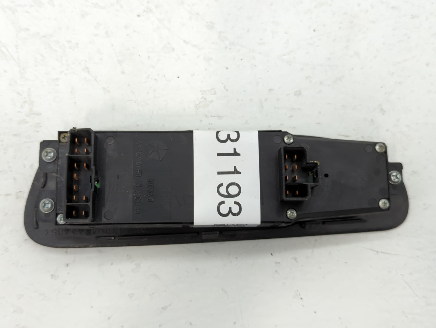 2002 Dodge Ram 1500 Master Power Window Switch Replacement Driver Side Left P/N:39754D Fits OEM Used Auto Parts - Oemusedaut