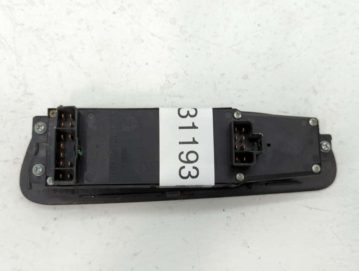 2002-2004 Dodge Ram 1500 Master Power Window Switch Replacement Driver Side Left P/N:39754D Fits Fits 2001 2002 2003 2004 OE
