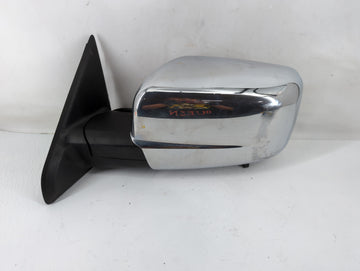 2002 Dodge Ram 2500 Driver Left Side View Manual Door Mirror Chrome - Oemusedautoparts1.com