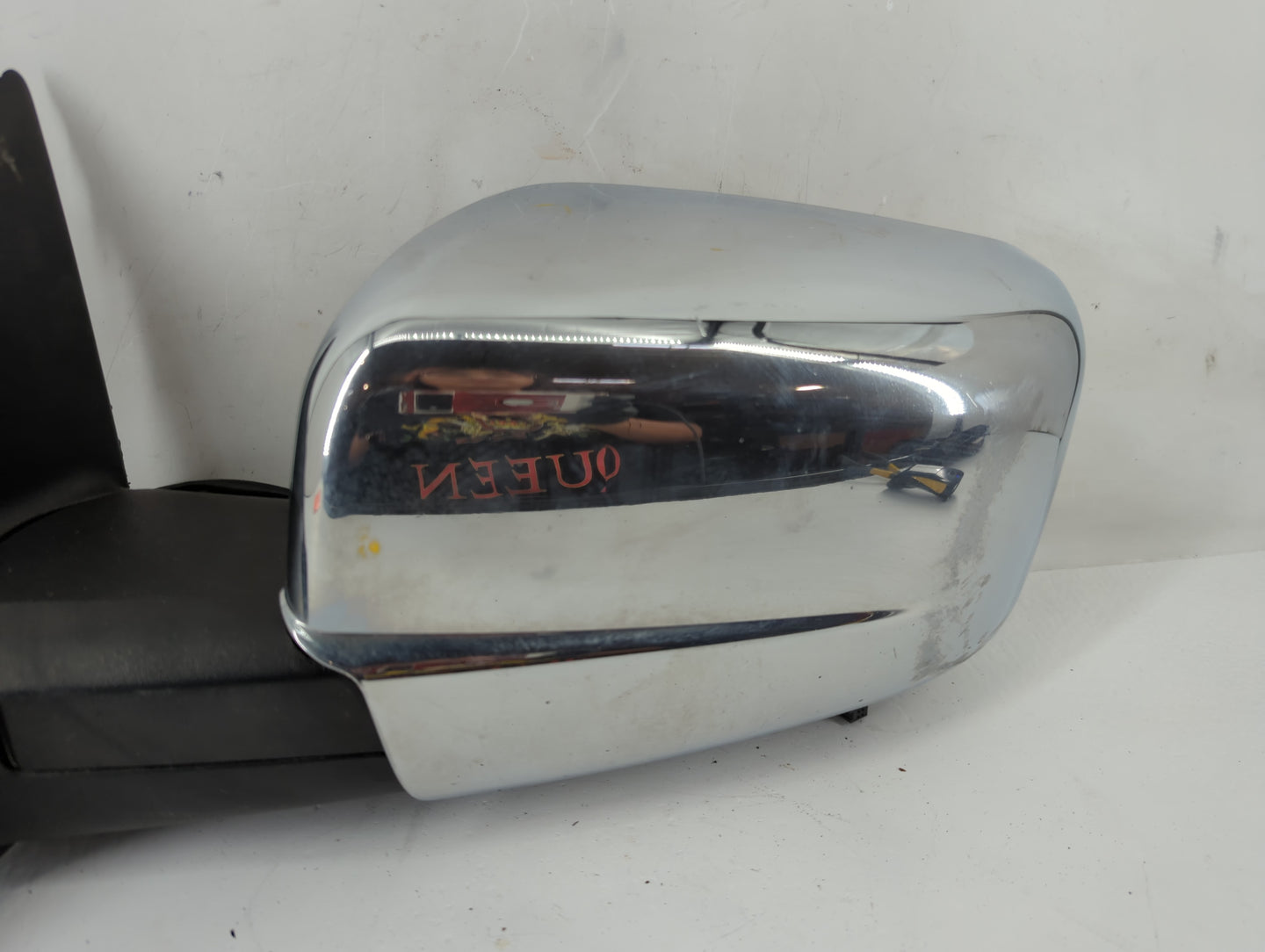 2002 Dodge Ram 2500 Driver Left Side View Manual Door Mirror Chrome - Oemusedautoparts1.com