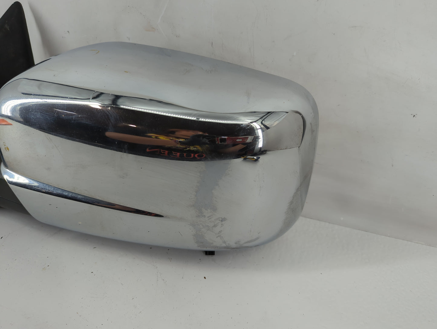 2002 Dodge Ram 2500 Driver Left Side View Manual Door Mirror Chrome - Oemusedautoparts1.com