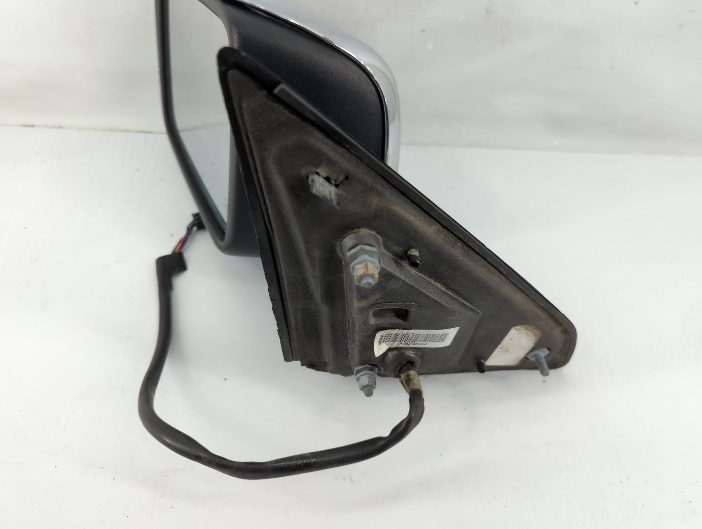 2002 Dodge Ram 2500 Driver Left Side View Manual Door Mirror Chrome - Oemusedautoparts1.com