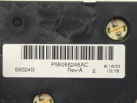 2002 Dodge Ram 1500 Climate Control Module Temperature AC/Heater Replacement P/N:P55056246AC Fits OEM Used Auto Parts - Oemu