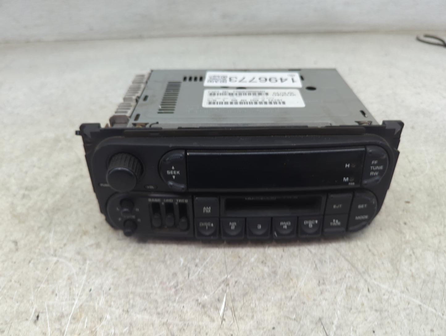 2002-2005 Dodge Ram 1500 Radio AM FM Cd Player Receiver Replacement P/N:P56038598AM Fits Fits 2002 2003 2004 2005 2006 2007 