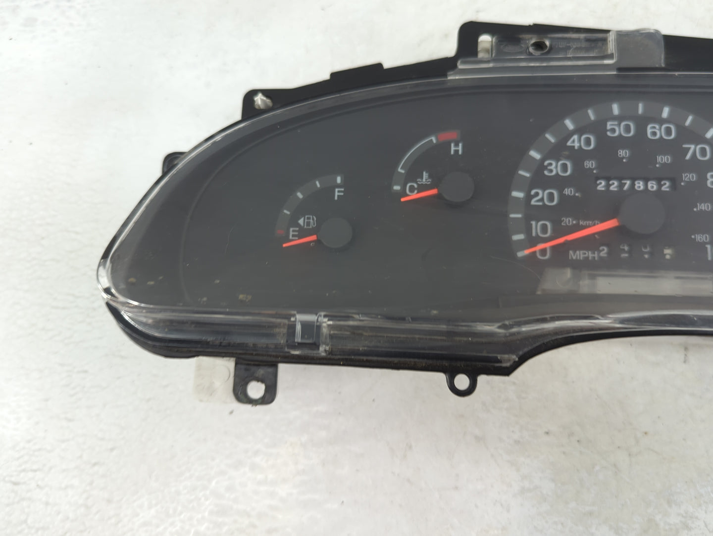 2002 Ford E-250 Instrument Cluster Speedometer Gauges Miles:193K Fits OEM Used Auto Parts - Oemusedautoparts1.com